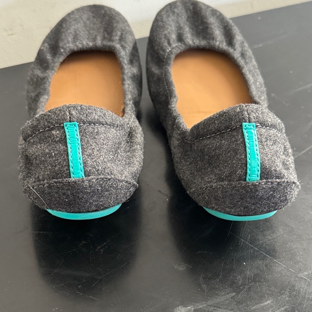 Tieks Charcoal Gray Women's Flats - Picture 8 of 13
